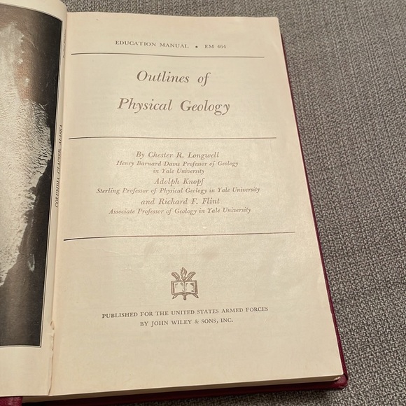 Vintage Book 1941 Outlines of Physical Geology - Education Manual - Picture 5 of 12